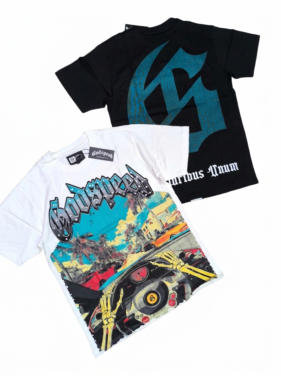 Camiseta Godspeed "Miami Skeleton Driver"